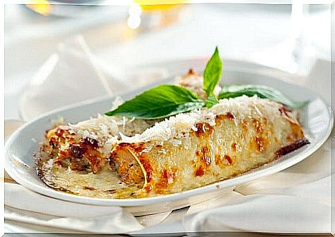 Chicken cannelloni