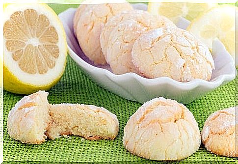 lemon cookies and coconut cookies