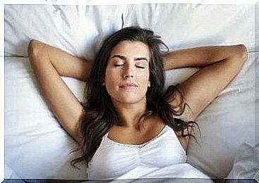 Woman sleeping relaxed 