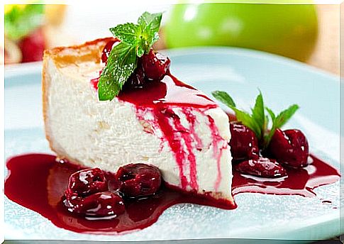 cherry cheesecake