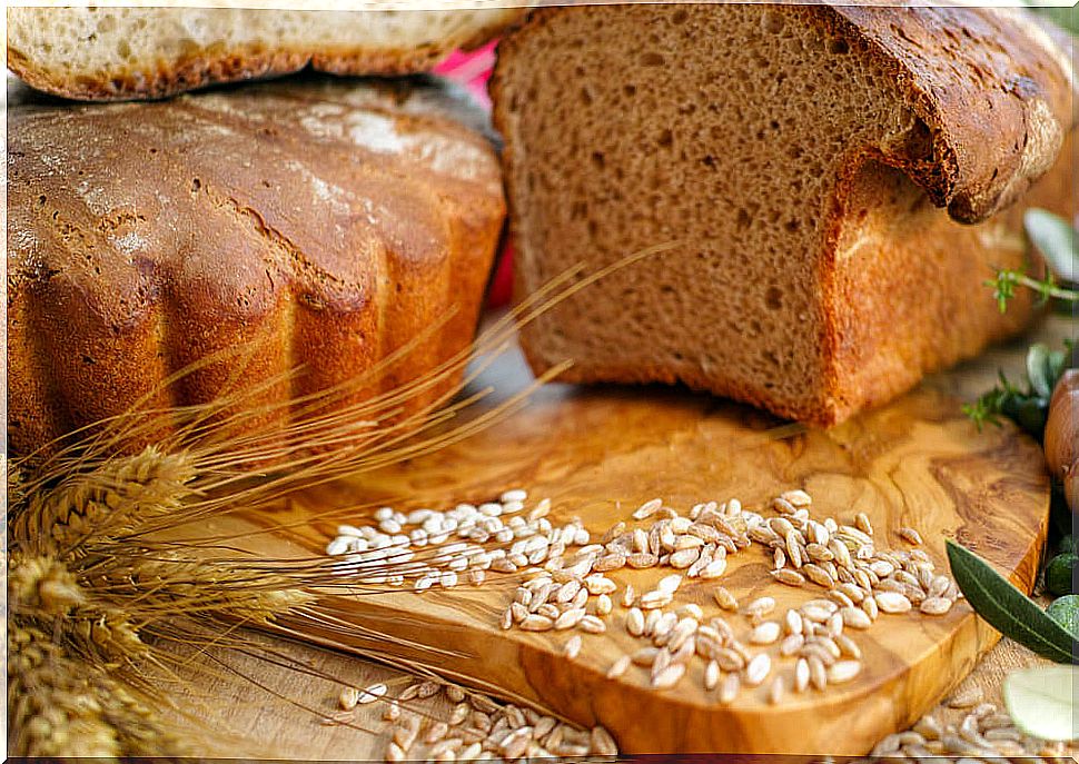 Whole wheat protein bread